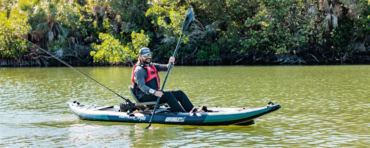 Sea Eagle 385fta FastTrack Angler inflatable fishing kayak