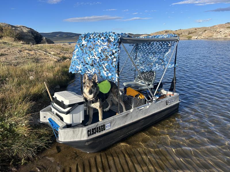 Bass Pro Pond Prowler 8 fishing boat